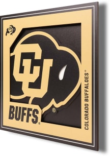 Colorado Buffaloes 12x12 3D Logo Sign