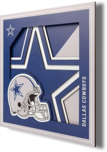 Dallas Cowboys 12x12 3D Logo Sign