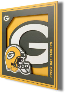 Green Bay Packers 12x12 3D Logo Sign