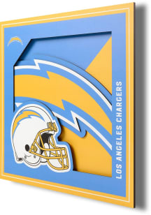 Los Angeles Chargers 12x12 3D Logo Sign