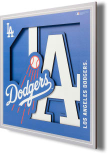 Los Angeles Dodgers 12x12 3D Logo Sign