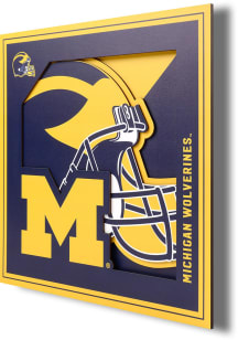 Michigan Wolverines 12x12 3D Logo Sign