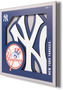 New York Yankees 12x12 3D Logo Sign