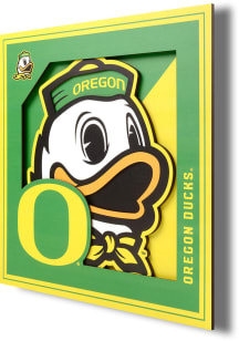 Oregon Ducks 12x12 3D Logo Sign