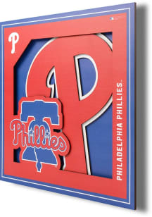 Philadelphia Phillies 12x12 3D Logo Sign