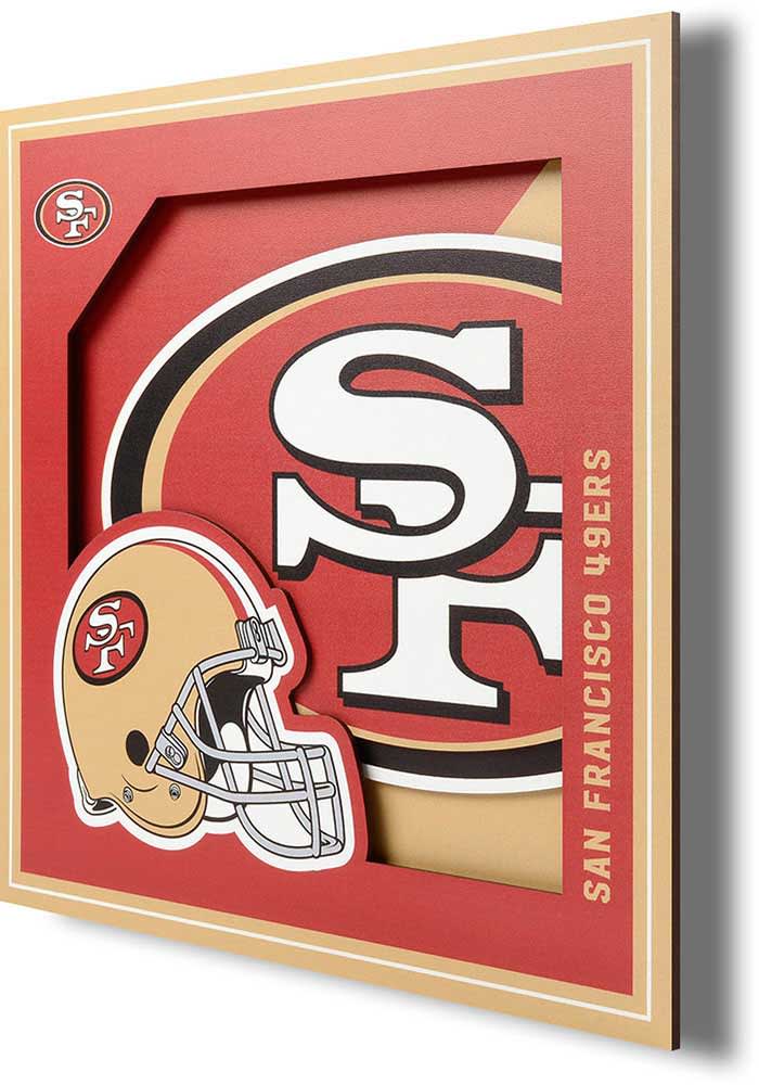 San Francisco 49ers Distressed Logo Cutout Sign