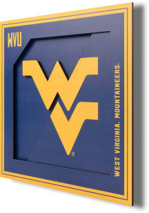 West Virginia Mountaineers 12x12 3D Logo Sign