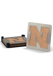 Nebraska Cornhuskers 4 Pack Stainless Steel Boaster Coaster