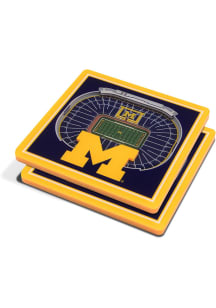 Michigan Wolverines 3D Stadium View Coaster