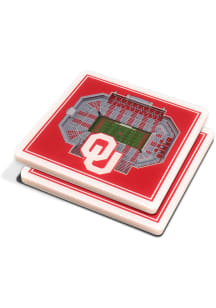 Oklahoma Sooners 3D Stadium View Coaster