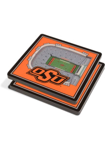 Oklahoma State Cowboys 3D Stadium View Coaster