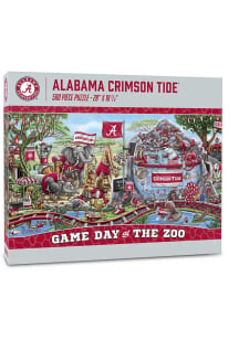 Alabama Crimson Tide Game Day at the Zoo Puzzle