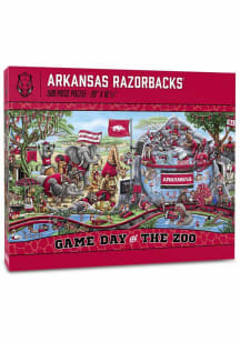 Arkansas Razorbacks Game Day at the Zoo Puzzle