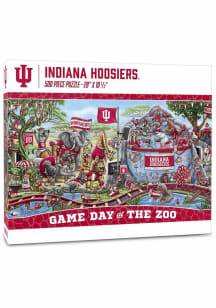 Indiana Hoosiers Game Day at the Zoo Puzzle