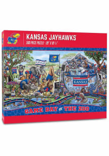Kansas Jayhawks Game Day at the Zoo Puzzle