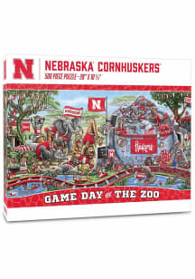 Nebraska Cornhuskers Game Day at the Zoo Puzzle
