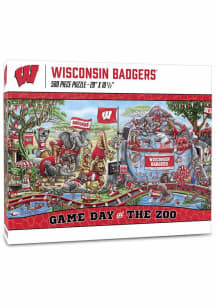 Wisconsin Badgers Game Day at the Zoo Puzzle