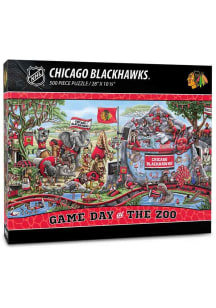 Chicago Blackhawks Game Day at the Zoo Puzzle