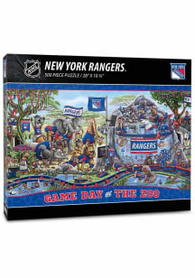 New York Rangers Game Day at the Zoo Puzzle