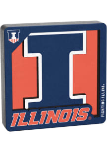 Illinois Fighting Illini Logo Series Magnet