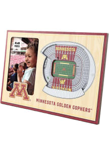 Red Minnesota Golden Gophers 4x6 Stadium View Picture Frame