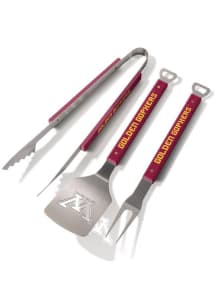 Maroon Minnesota Golden Gophers Spirit Series 3-Piece BBQ Set Tool Set