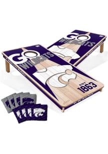 Purple K-State Wildcats 2x4 Corn Hole