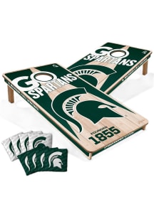 Green Michigan State Spartans 2x4 Corn Hole