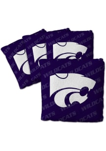 Purple K-State Wildcats 4 pack Design Corn Hole Bags