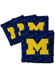 Blue Michigan Wolverines 4 pack Corn Hole Bags