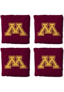 Maroon Minnesota Golden Gophers 4 pack Corn Hole Bags