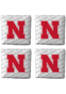 White Nebraska Cornhuskers 4 pack Corn Hole Bags