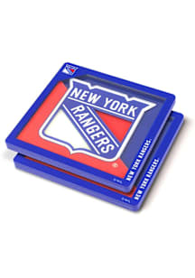 New York Rangers 3D Coaster - Blue