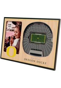 Green Oregon Ducks Stadium View 4x6 Design Picture Frame