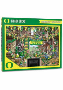 Green Oregon Ducks 500pc Barnyard Fans Puzzle