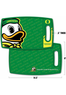 Green Oregon Ducks Logo Kitchen Cutting Board