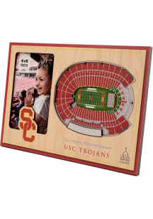 Red USC Trojans Stadium View 4x6 Design Picture Frame