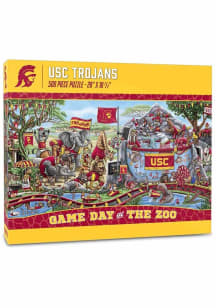 Red USC Trojans Game Day at the Zoo Puzzle