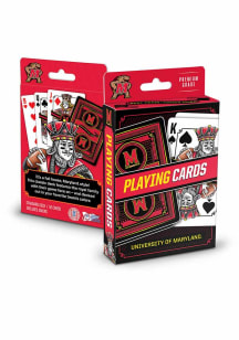 Red Maryland Terrapins Classic Playing Cards