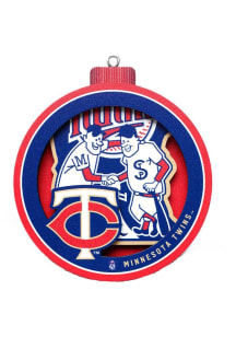Minnesota Twins 3D Logo Series Ornament