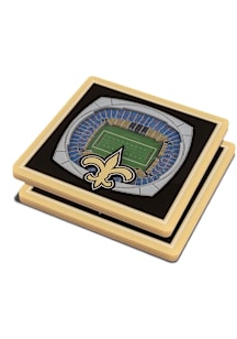 New Orleans Saints 3D Stadium Coaster - Black