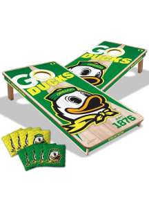 Green Oregon Ducks 2x4 Corn Hole