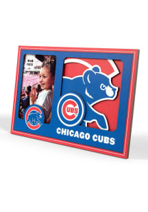 Chicago Cubs 3D Logo Picture Frame - Blue