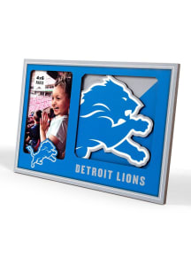 Detroit Lions 3D Logo Picture Frame - Blue