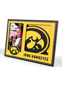 Black Iowa Hawkeyes 3D Logo Picture Frame