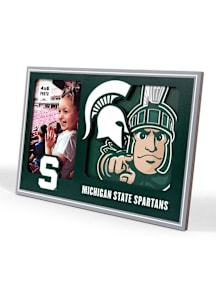 Green Michigan State Spartans 3D Logo Picture Frame