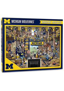 Blue Michigan Wolverines Barnyard Fans 500 Piece Puzzle