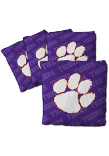 Clemson Tigers 4 pack Corn Hole Bags
