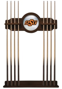 Oklahoma State Cowboys Solid Wood Cue Rack Pool Table