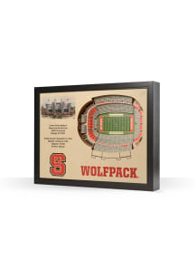 NC State Wolfpack 3D Stadium View Wall Art